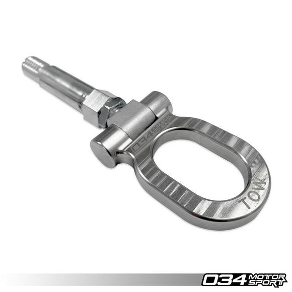 MOTORSPORT STAINLESS STEEL TOW HOOK - 105MM FOR AUDI MQB/B8/B8.5/B9 AND VOLKSWAGEN MQB