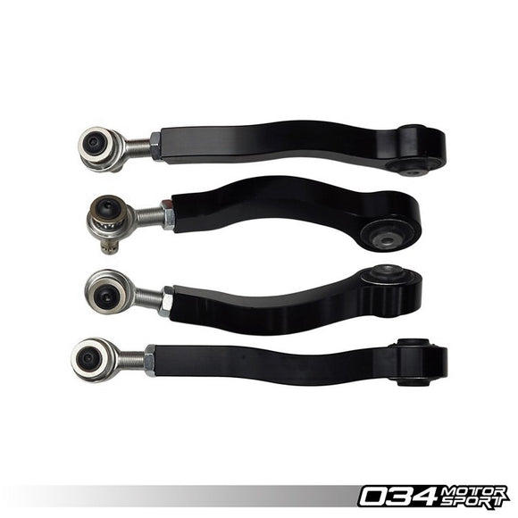 034MOTORSPORT DENSITY LINE ADJUSTABLE UPPER CONTROL ARM KIT, CAMBER CORRECTING, B8 AUDI A4/S4/RS4, A5/S5/RS5, Q5/SQ5